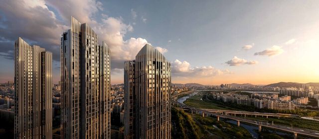 ©AP신문(AP뉴스)/이미지 제공 = 삼성물산 건설부문 ▲'래미안 르네아르 대치' 부분 조감도