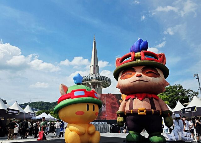 ⓒAP신문(AP뉴스) = 이상민 기자.&nbsp;▲MSI 팬 페스타가 열리는&nbsp;엑스포과학공원 한빛광장 전경.
