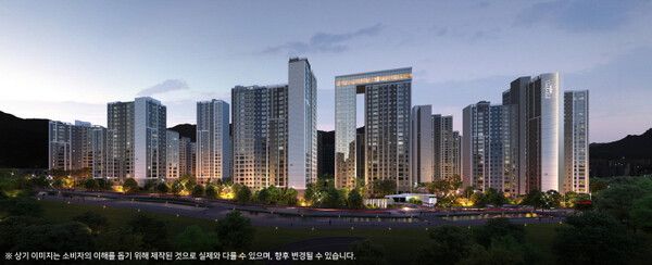 사진 = 창원 한신더휴 메가센텀 투시도 / 출처: 한신공영