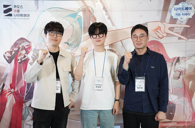 ⓒAP신문(AP뉴스)/이미지 = 스마일게이트.&nbsp;▲'카오스 제로 나이트메어'의 서비스 6개월을 맞이해 열린 '나이트메어 가든 티파티'에 참석한 최승현 라이브 디렉터.