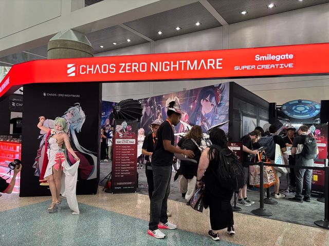 ⓒAP신문(AP뉴스)/이미지 = 스마일게이트. ▲'2026 애니메 엑스포(Anime Expo)'에 참가한 '카오스 제로 나이트메어'.