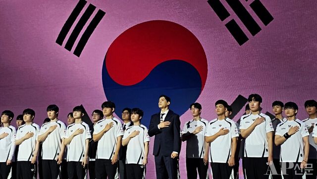 ⓒAP신문(AP뉴스) = 이상민 기자.&nbsp;▲출정식에 나선&nbsp;대한민국 e스포츠 국가대표팀.
