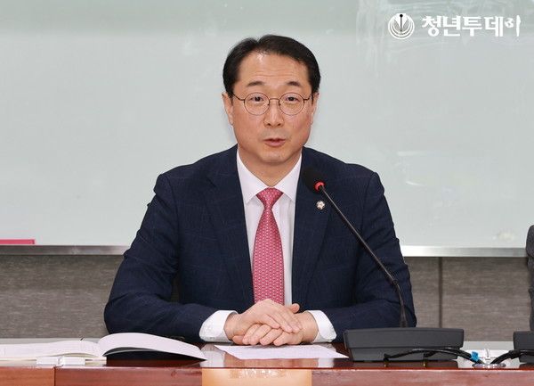 포럼 주관자인 김건 국민의힘 의원. 사진=김원혁 기자