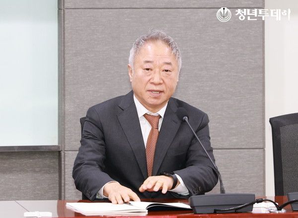 포럼을 주최 및 주관한 세계한인네트워크의 위영만 회장. 사진=김원혁 기자