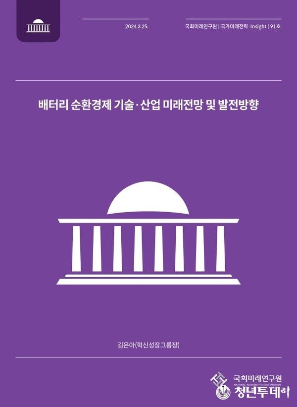 국가미래전략 Insight 제91호 표지. 사진=국회미래연구원
