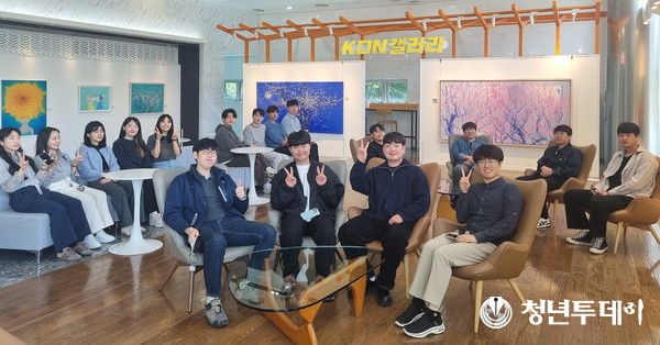 런치데이에 참석한 한전KDN 본사 직원들. 사진=한전KDN