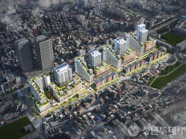 모아타운 공공관리 선도사업지(풍납동 모아타운) 조감도. 사진=SH