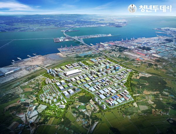 경기경제자유구역 포승지구 조감도. 사진=GH