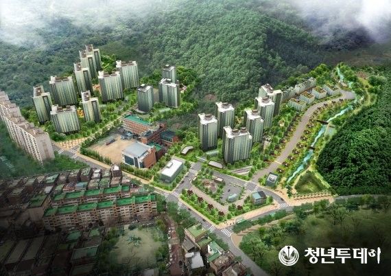 안양 관양고 인근 개발지 조감도. 사진=GH