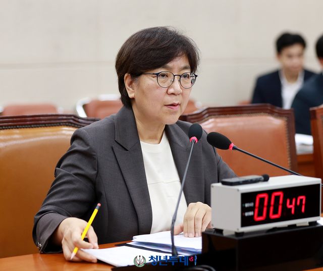 정은경 보건복지부 장관 후보자가 18일 서울 여의도 국회 보건복지위원회에서 열린 인사청문회에서 의원들의 질의에 답변하고 있다. 2025.07.18.[사진=김원혁 기자]