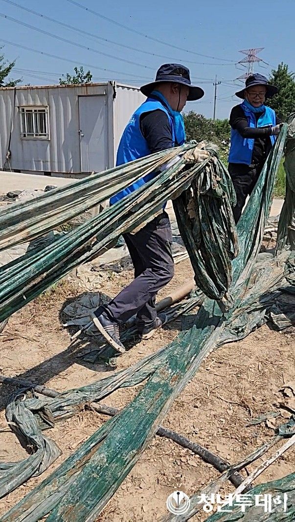 기술봉사단 활동모습. 사진=서울시농수산식품공사