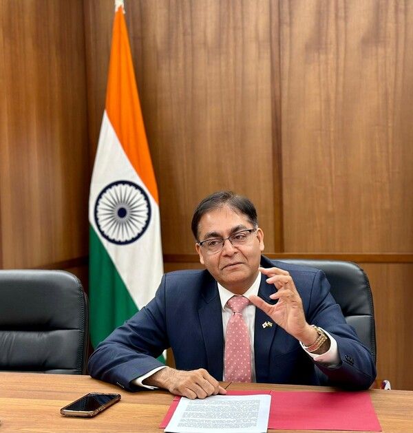 Amit Kumar&nbsp;Ambassador,&nbsp; Embassy of India Seoul