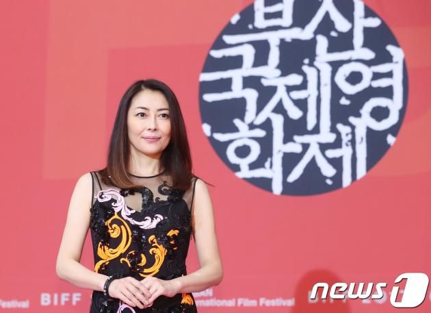 2017년 부산국제영화제에 참석한 나카야마 미호/ 뉴스1 DB ⓒ News1 권현진 기자