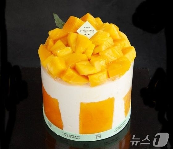 성심당에서 판매 중인 '망고시루 케이크'. (성심당 제공) /뉴스1 ⓒ News1
