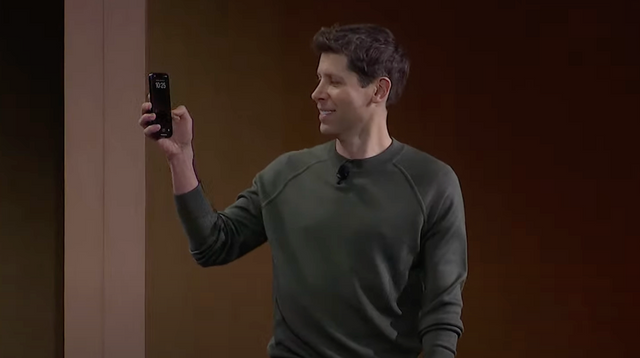 빌더 기능을 시연하는 알트먼 CEO