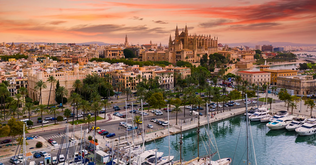 스페인 팔마의 풍경 