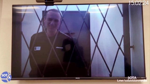 교도소에 있는 나발니