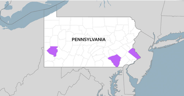 트럼프 후보는 "펜실베이니아에서 전례 없는 대규모 사기가 벌어지고 있고 적발되고 있다"고 주장했다