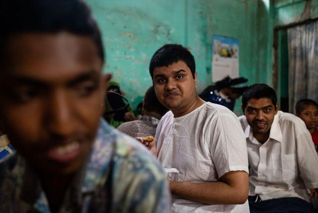 다운증후군을 앓고 있는 15세 소년 아하드