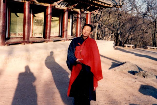 북한 평양시 용악산 법운암 주지스님