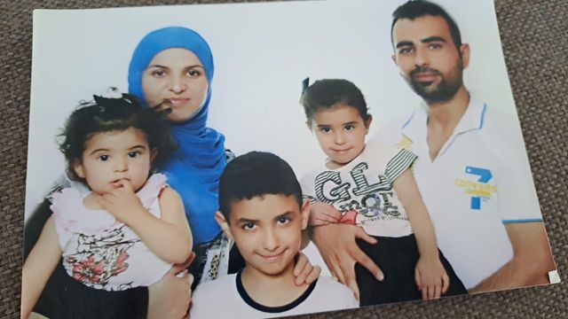 시리아에서의 칼릴과 그의 가족 