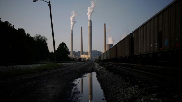 미국 웨스트버지니아주의 석탄 화력 발전소