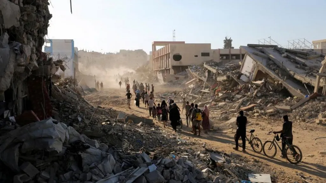 파괴된 가자 지구