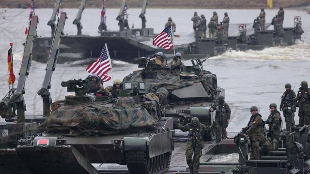 지난해 3월 5일 폴란드 그니우 인근에서 열린 미군 참여 NATO 합동 훈련 모습