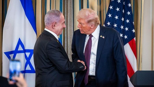 지난 9월 말에 만난 도널드 트럼프 미국 대통령과 베냐민 네타냐후 이스라엘 총리
