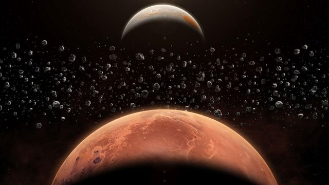 화성과 목성 사이에서 태양을 공전하는 소행성대