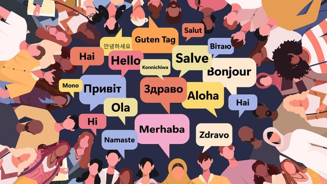 다양한 언어의 인사말
