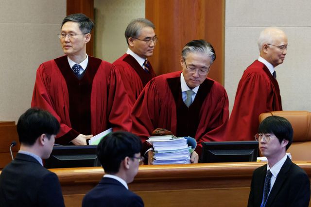 헌법재판소 재판관들