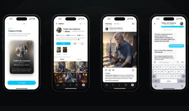 인간과 AI 페르소나가 상호작용하는 소셜미디어 앱, 버터플라이 AI 