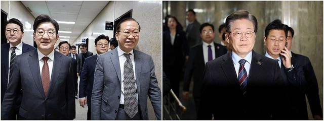 법원의 윤석열 대통령 구속취소 결정에 여야는 상반된 모습을 보였다 