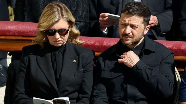 젤렌스키 우크라이나 대통령과 영부인 올레나