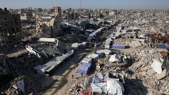 가자 지구 북부의 자발리아 난민촌