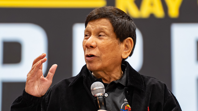 지난 3월 체포 되기 전 로드리고 두테르테 전 대통령