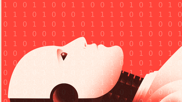 누워 있는 로봇의 모습