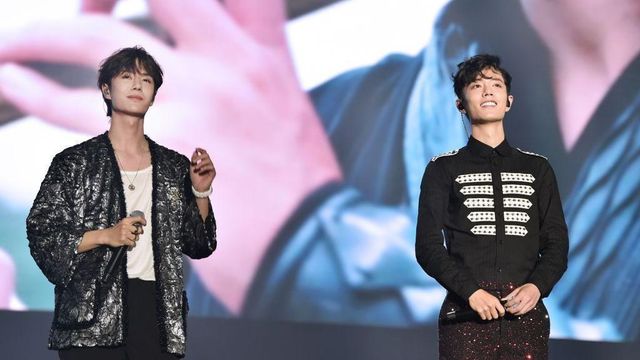 2019년 단메이 소설을 원작으로 한 드라마 ‘진정령’ 방영 당시 중국 스타 왕이보(왼쪽)와 샤오잔(오른쪽) 