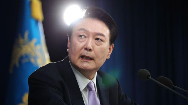 2024년 11월 7일 윤석열 당시 대통령의 모습