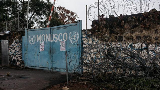 MONUSCO 부지 입구 모습