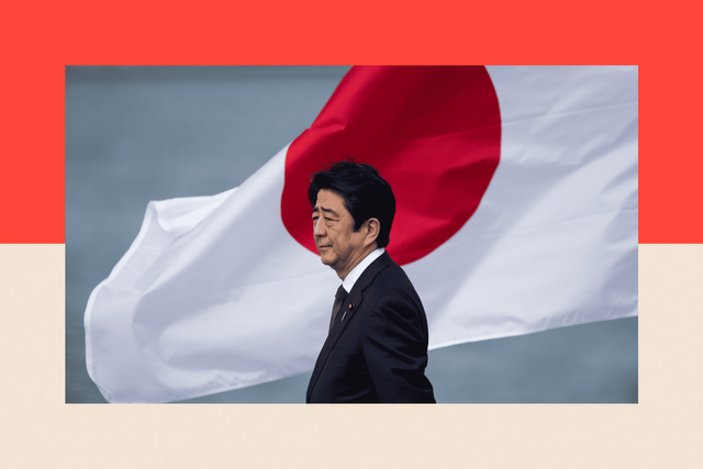 2016년 12월 27일 촬영한 아베 신조 전 총리의 모습