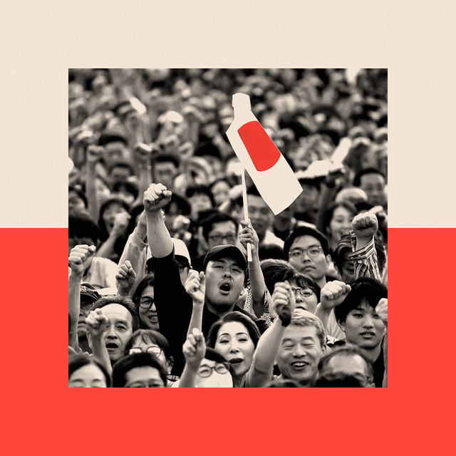 일본의 극우 집회 현장