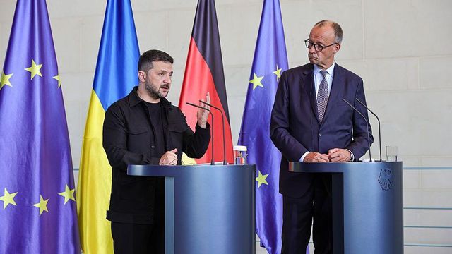 우크라이나 젤렌스키 대통령과 독일 프리드리히 메르츠 총리