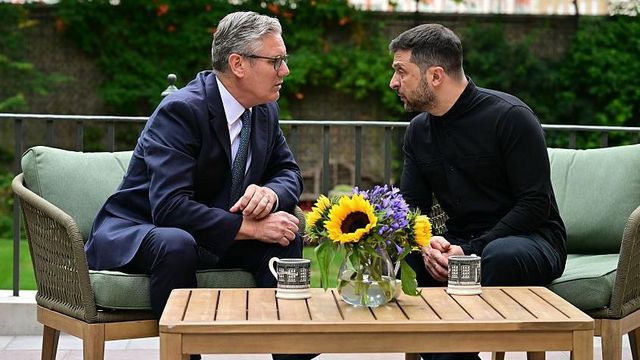 키어 스타머 총리와 젤렌스키 대통령