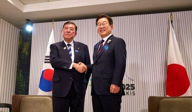 이재명 대통령과 이시바 시게루 총리