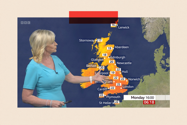 영국의 날씨를 전하는 커크우드