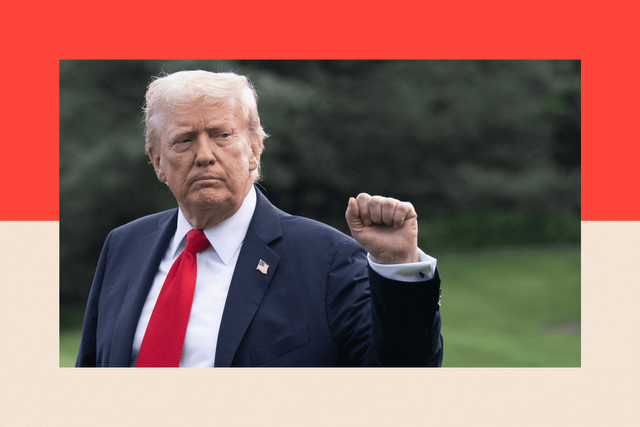 전용 헬기에 탑승하고자 걸어가는 트럼프 대통령