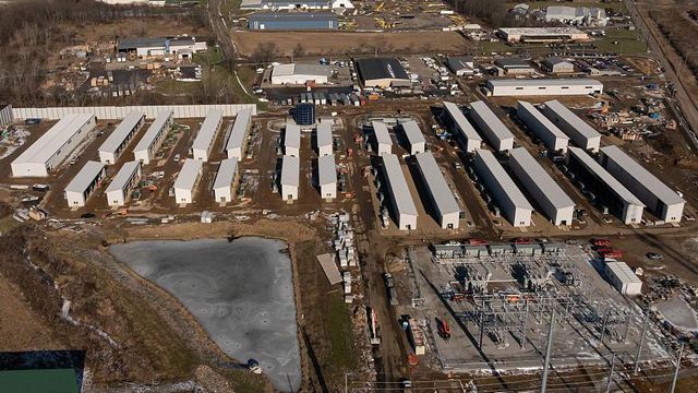 미국 오하이오주에 위치한 거대한 다중 건물 데이터센터