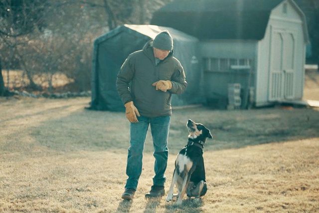 그렉 스콰이어와 반려견
